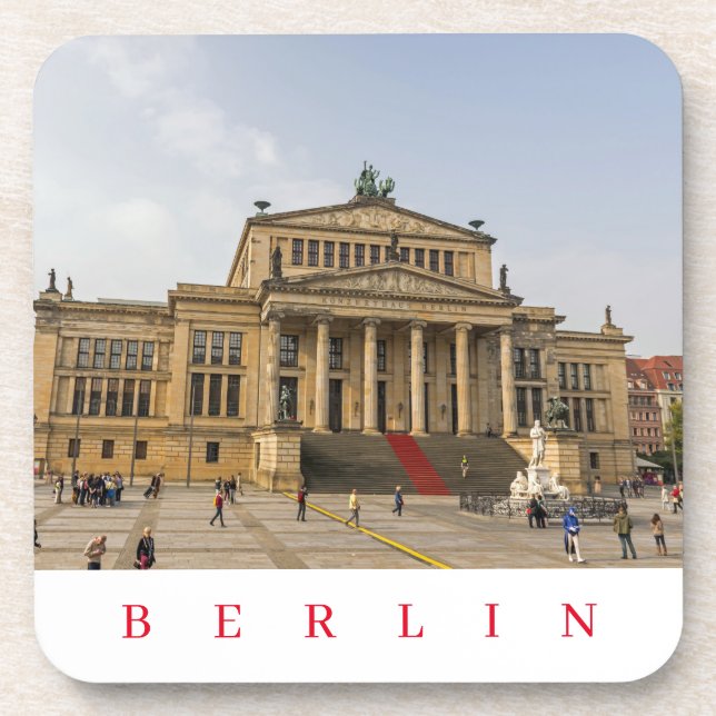 Berlin Concert Hall view coasters (Front)