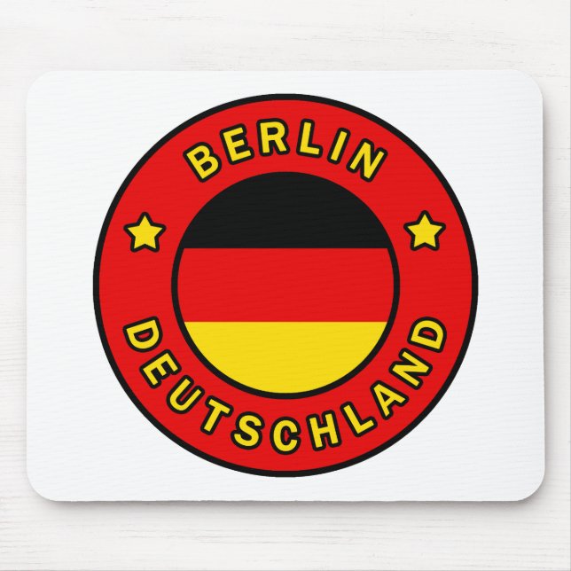 Berlin Deutschland Mouse Pad (Front)