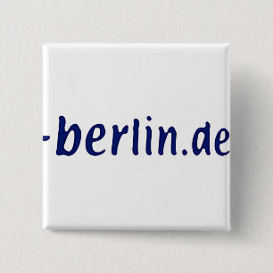 Berlin Domain - berlin.de 15 Cm Square Badge