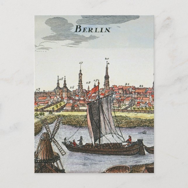 Berlin, Germany, 1737 Postcard (Front)