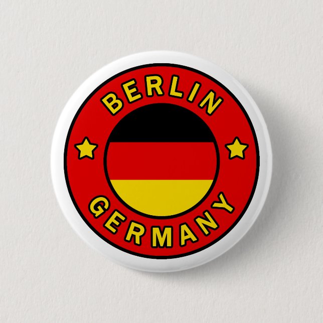 Berlin Germany 6 Cm Round Badge (Front)
