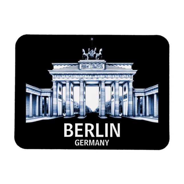 Berlin Germany Brandenburg Gate  Magnet (Horizontal)