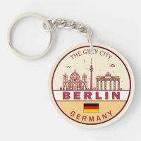 Berlin Germany City Skyline Emblem