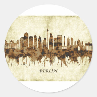 Berlin Germany Cityscape Classic Round Sticker