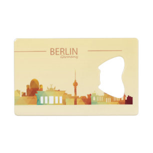 Berlin, Germany Credit Card Bottle Opener