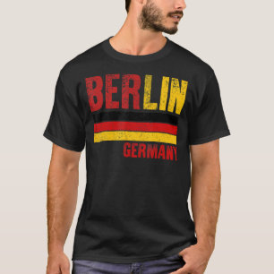 Berlin Germany Flag City French Mens Womens Kids T-Shirt