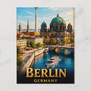 Berlin Germany Historic Capital Journey 📍 Postcard