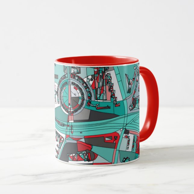 Berlin, Germany Map Mug (Front Right)