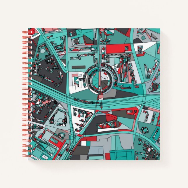 Berlin, Germany Map Notebook (Front)