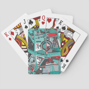 Berlin, Germany Map Playing Cards