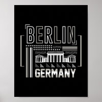 Berlin Germany Modern Architecture Graphic