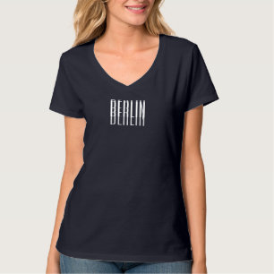 Berlin Germany Modern Minimal Travel Typography T-Shirt