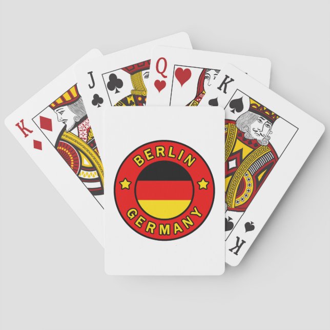 Berlin Germany Playing Cards (Back)