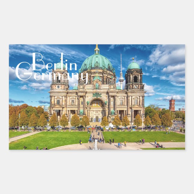 Berlin Germany Rectangular Sticker (Front)