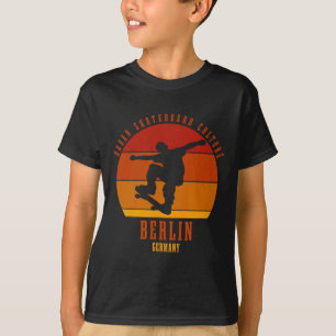 Berlin Germany Skateboarder Urn Skateboarding 3  T-Shirt