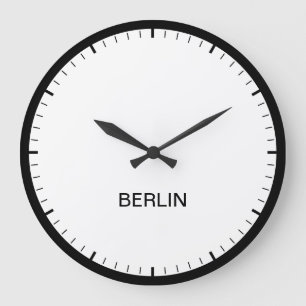Berlin Germany Time Zone Newsroom Style Clock
