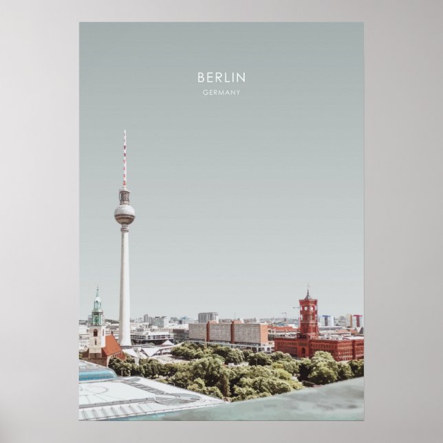 Berlin, Germany Travel Artwork Poster (Front)