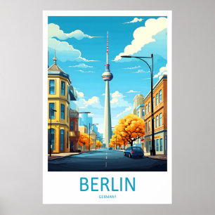 Berlin Germany Travel Poster 1