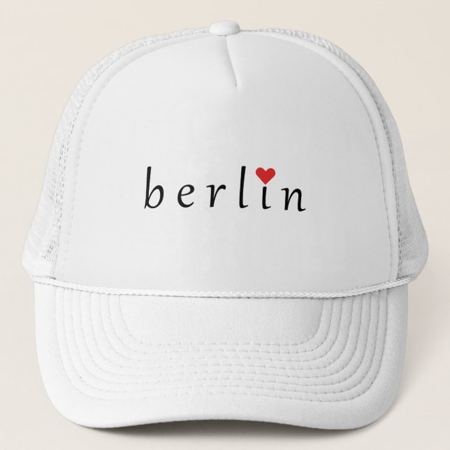 Berlin Germany Trucker Hat (Front)