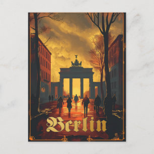 Berlin, Germany Vintage Travel Postcard