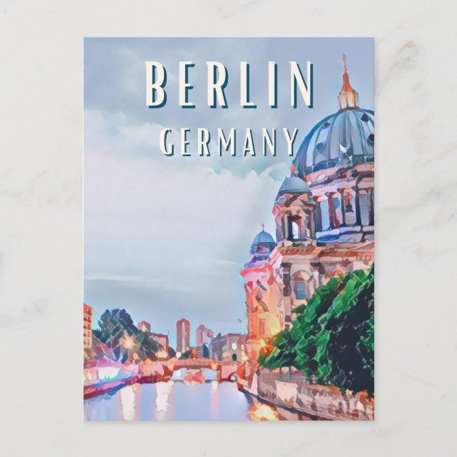 Berlin, Germany's lively capital Postcard (Front)