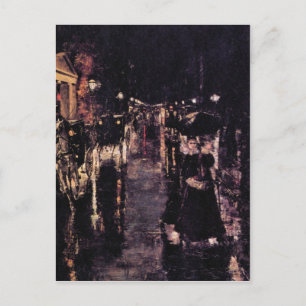 Berlin, Leipziger Street by Lesser Ury Postcard