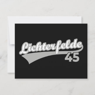 Berlin Lichterfelde 45 City Logo Number Postcard