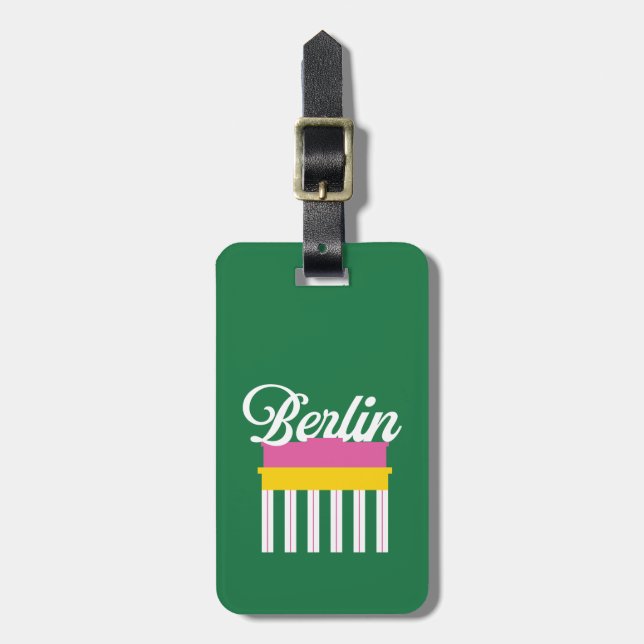 Berlin Luggage Tag (Front Vertical)