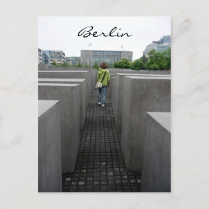 berlin monument walk postcard