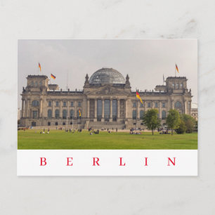Berlin Reichstag front view postcard