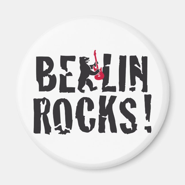 Berlin rocks magnet (Front)
