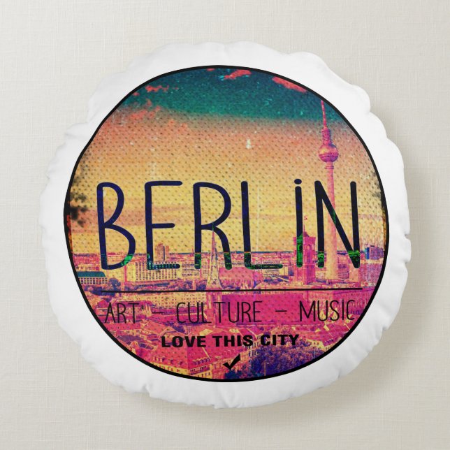 Berlin Round Cushion (Front)