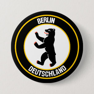 Berlin Round Emblem 7.5 Cm Round Badge