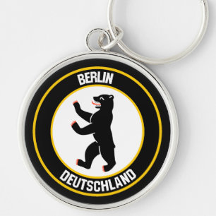 Berlin Round Emblem Key Ring
