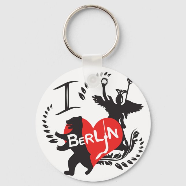 Berlin Schlüsselanhänger Key Ring (Front)