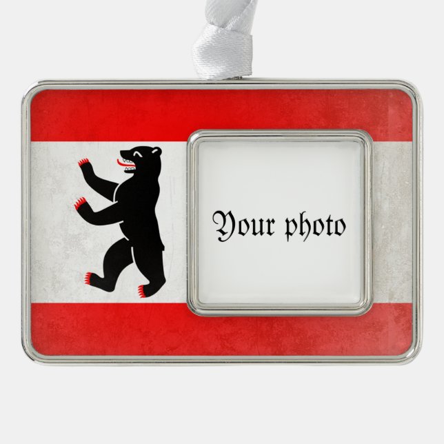 Berlin Silver Plated Framed Ornament (Front)