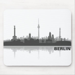 Berlin Skyline Mouse Pad