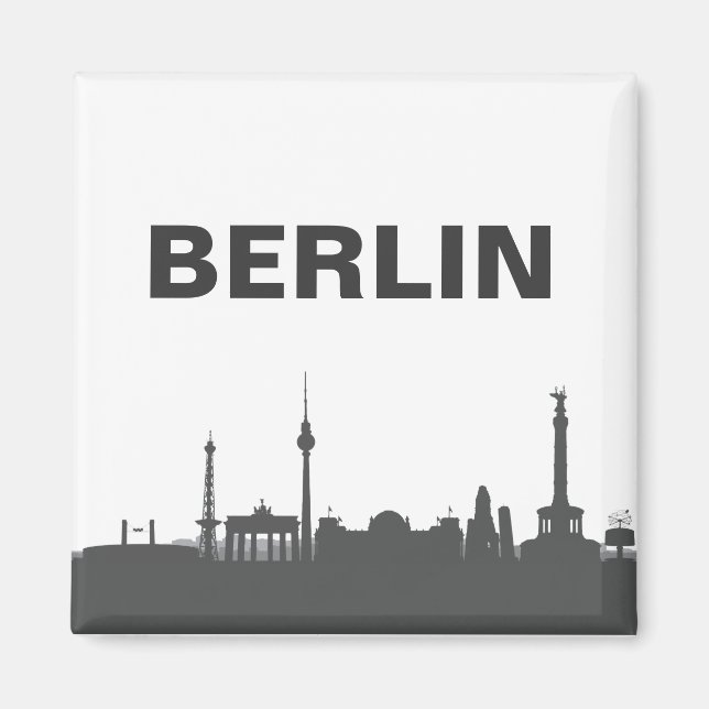 Berlin Skyline refrigerator Magnet (Front)
