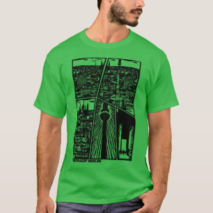 Berlin SkylineStyle Created by AI T-Shirt