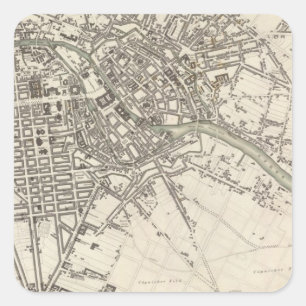 Berlin Square Sticker