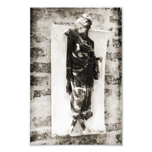 Berlin Statue | Black + White Photo Print (Front)