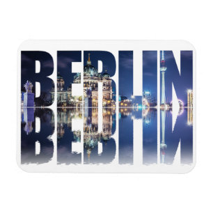 Berlin text souvenir magnet