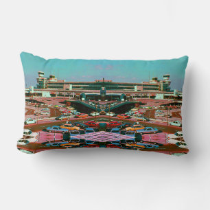 Berlin The Tegel Airport Lumbar Cushion