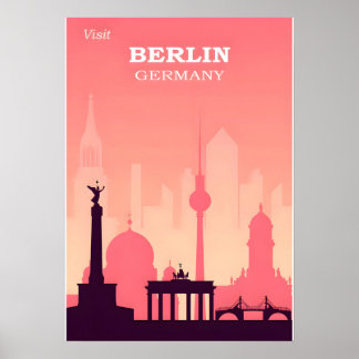 Berlin Travel Poster