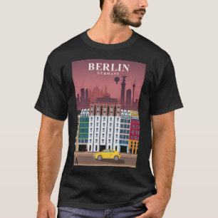 Berlin Travel Poster  T-Shirt