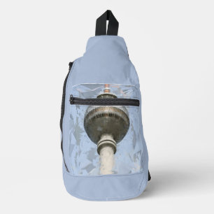 Berlin TV Tower Abstract Germany Travel Art Sling Bag