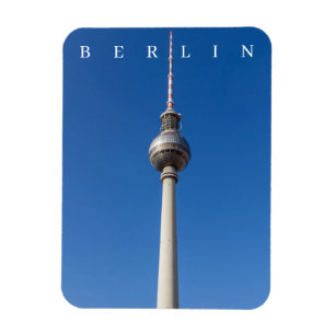 Berlin TV Tower view fridge magnet