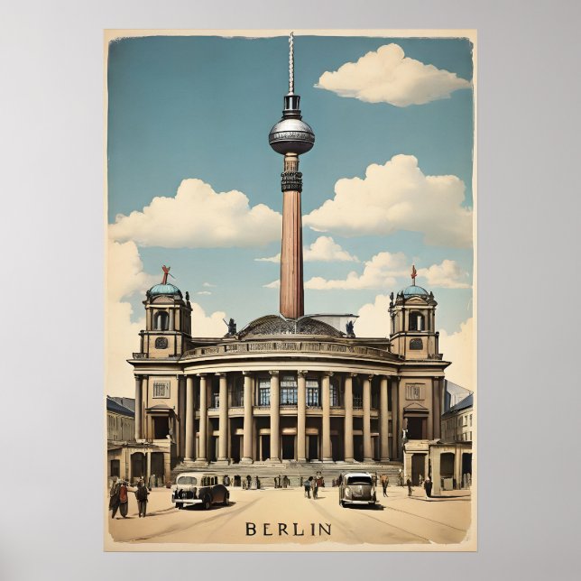 Berlin vintage poster (Front)