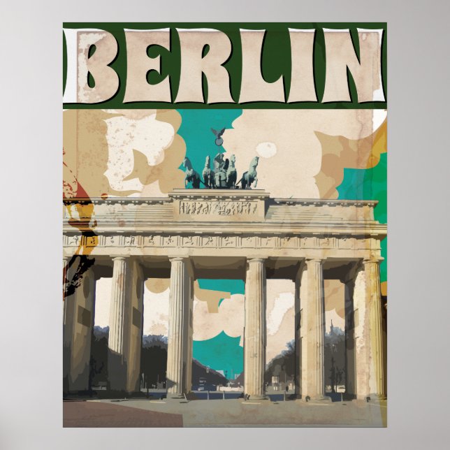 Berlin Vintage Travel Poster (Front)