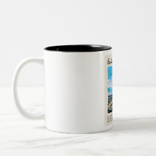 Berlin Vintage Watercolour Travel Two-Tone Coffee Mug